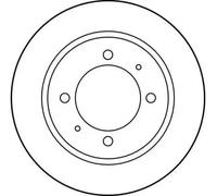 TRW Brake Disc DF2784 – Fits Volvo S40/V40, Mitsubishi, Proton – UK Stock
