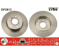 TRW DF2813 Brake disc