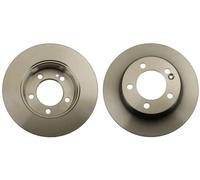 2x Brake disc solid DF2816S TRW for NISSAN RENAULT OPEL