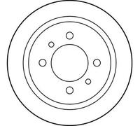 2x Brake disc solid DF4006 TRW for NISSAN SUNNY III SUNNY III Liftback 100NX