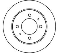 TRW DF4122 Brake Disc for HYUNDAI,HYUNDAI (BEIJING)