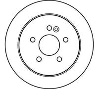 TRW Brake Disc DF4195 - Solid - Fits Mercedes-Benz M-Class (W163)