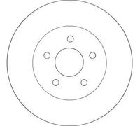 TRW DF4218 Brake Disc for FORD,FORD (CHANGAN),FORD AUSTRALIA,JAGUAR