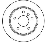TRW Brake disc solid DF4223 Brake rotor,Brake discs MERCEDES-BENZ,A-Klasse (W168),VANEO (414)