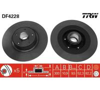 TRW Automotive AfterMarket DF4228 Brake Disc