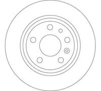 TRW DF4279 Brake disc
