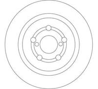 TRW DF4380 Brake disc