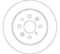 TRW DF4402 Brake Disc for HONDA,MG