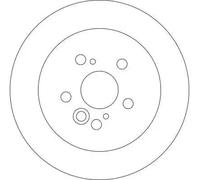 TRW DF4441 Brake Disc for CHERY,TOYOTA