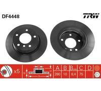 TRW DF4448 Brake disc