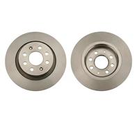 2x Brake disc solid DF4740 TRW for FIAT ABARTH OPEL