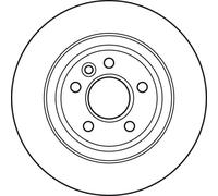 TRW DF4844 Brake disc