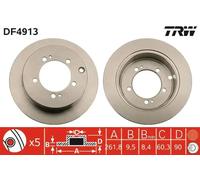 TRW DF4913 Brake disc