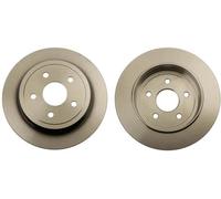 2x Brake disc solid DF4914S TRW for JEEP GRAND CHEROKEE III GRAND CHEROKEE Mk II
