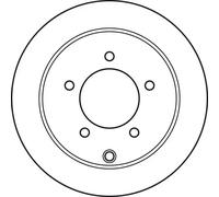 TRW Brake Disc DF4973 – Solid – Fits Mitsubishi Lancer VIII