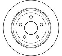 TRW DF6029 Brake disc