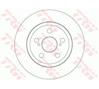 2x Brake disc solid DF6331 TRW for TOYOTA URBAN CRUISER