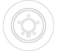TRW Brake disc VOLVO DF6535 31341645 Brake rotor,Brake discs,Brake rotors