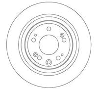 TRW Brake Disc DF6678
