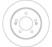 TRW DF6725 Brake disc