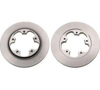 2x Brake disc solid DF6748 TRW for FORD TRANSIT V363 Bus TRANSIT V363 Van