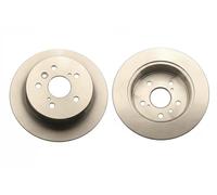 2x Brake disc solid DF6760 TRW for TOYOTA LEXUS
