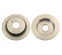 2x Brake disc solid DF7928 TRW for KIA HYUNDAI