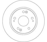 TRW Brake Disc DF7970 - Fits Honda CR-Z, Crider - Pair
