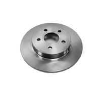 2x Brake disc solid F1010P SAMKO for VOLVO FORD