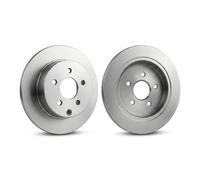 2x Brake disc solid J3312042 NIPPARTS for TOYOTA CELICA Coupe PRIUS Liftback