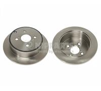 2x Brake disc solid J3312044 NIPPARTS for TOYOTA COROLLA YARIS/VITZ