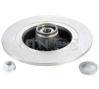 2x Brake disc solid KF155.101U SNR for RENAULT MEGANE II