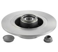 2x Brake disc solid KF155.108U SNR for RENAULT MEGANE III Coupe