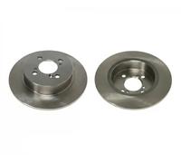 2x Brake disc solid N3318005 NIPPARTS for SUZUKI SWIFT III SWIFT V