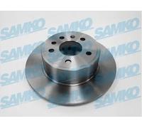2x Brake disc solid O1331P SAMKO for SAAB OPEL