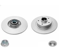2x Brake disc solid R1049PRCA SAMKO for RENAULT GRAND SCÉNIC III FLUENCE