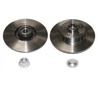2x Brake disc solid R1079PCA SAMKO for RENAULT TALISMAN MEGANE IV Hatchback