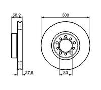 2x Brake disc Vented 0 986 478 197 BOSCH for MERCEDES-BENZ S-CLASS S-CLASS Coupe