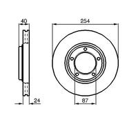 2x Brake disc Vented 0 986 478 663 BOSCH for HYUNDAI H-1 / STAREX Bus H-1 Van
