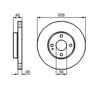 2x Brake disc Vented 0 986 478 996 BOSCH for MAZDA MX-5 MX-5 Mk II