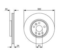 Front Brake Disc for Renault:SCENIC II 2,GRAND II 2 7701208849