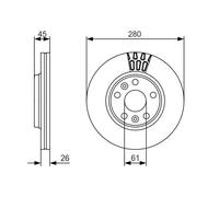 2x BRAKE DISC 0 986 479 576 FOR MERCEDES-BENZ CITAN/Panel/Van/Box/Body/MPV 1.5L