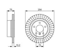 BOSCH 0 986 479 670 Brake disc