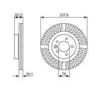 BOSCH 0 986 479 705 Brake disc