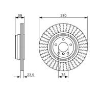 BOSCH 0 986 479 730 Brake disc