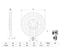 BOSCH 0 986 479 E41 Brake disc