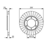 BOSCH 0 986 479 U33 Brake disc