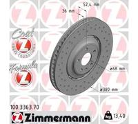 ZIMMERMANN 100.3363.70 Brake disc