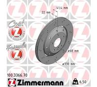 ZIMMERMANN 100.3366.70 Brake disc