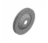 2x Brake disc Vented 100.3375.70 ZIMMERMANN for AUDI VW